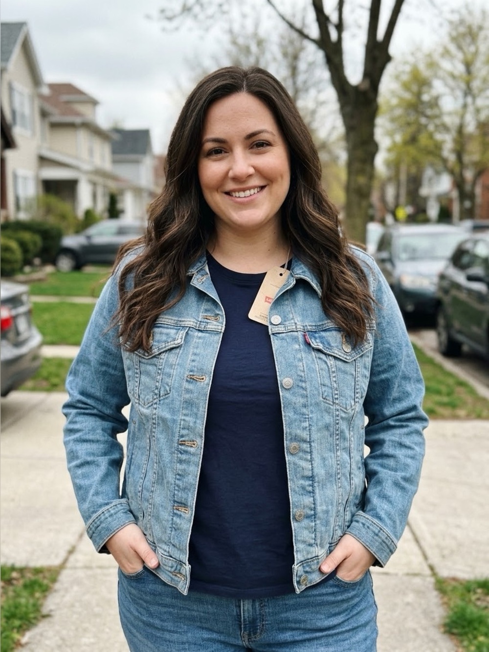 NWT Levi’s Original Trucker Denim Jean Jacket Jeanie Wash XL